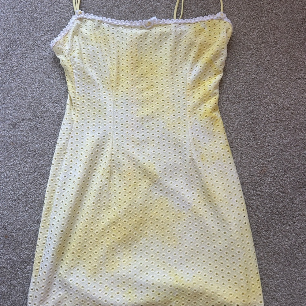 This beautiful dress is from Lucy in the Sky and fits like a size small(2-4). - Picture 4 of 6